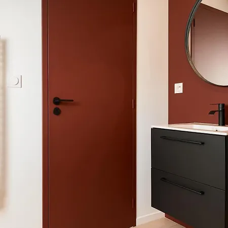 Chambre privée bleue - Salle de bain privative-3